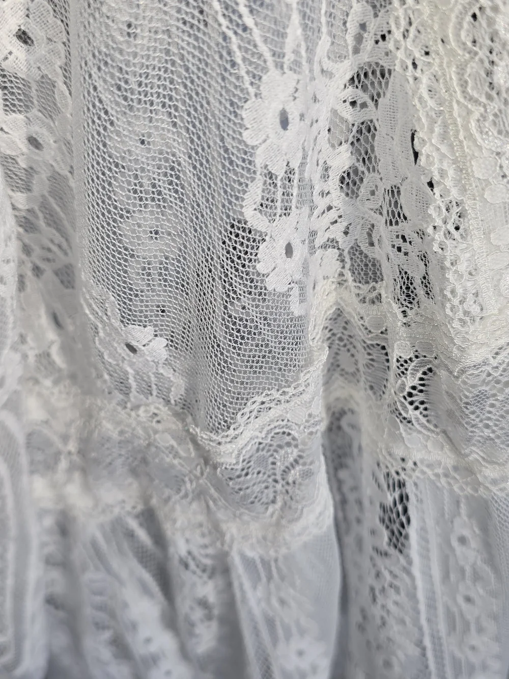 Miss Chievous Cream Lace Kimono Overlay